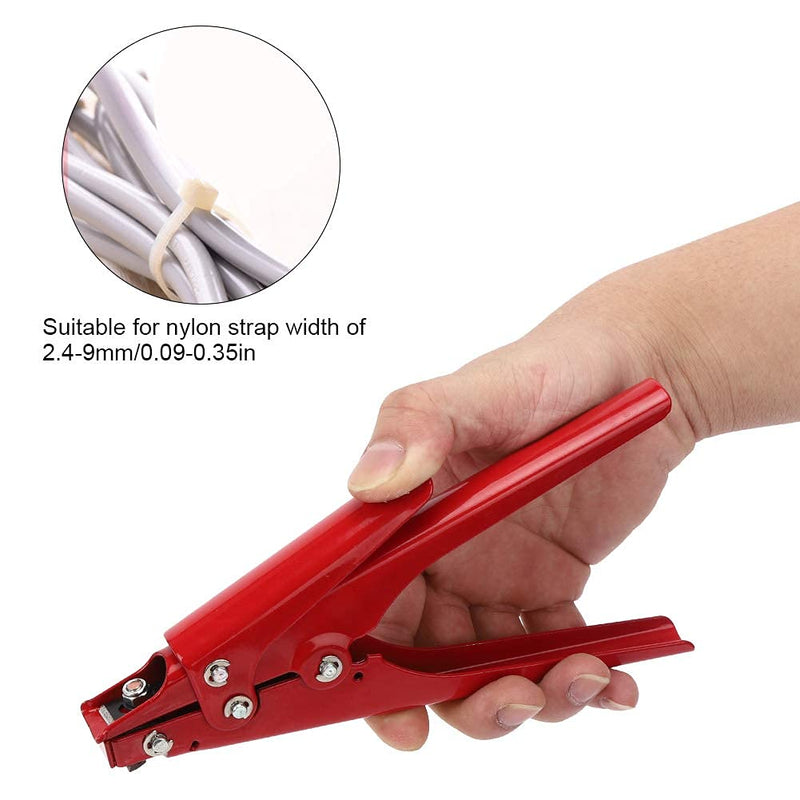  [AUSTRALIA] - Nylon Strap Tensioning Tool 45 Steel Wire Binding Cutting Fastening Cable Tie Gun Electrical Cable Ties for Fast Binding Cutting Off