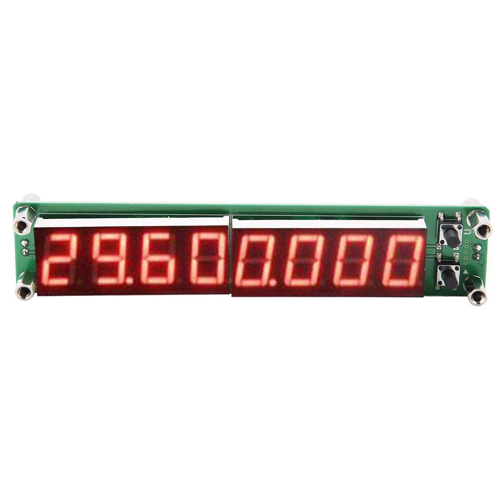  [AUSTRALIA] - PLJ-8LED-H RF 0.1~1000 MHz test module frequency counter, digital signal frequency counter cymometer (red) font with red backlight