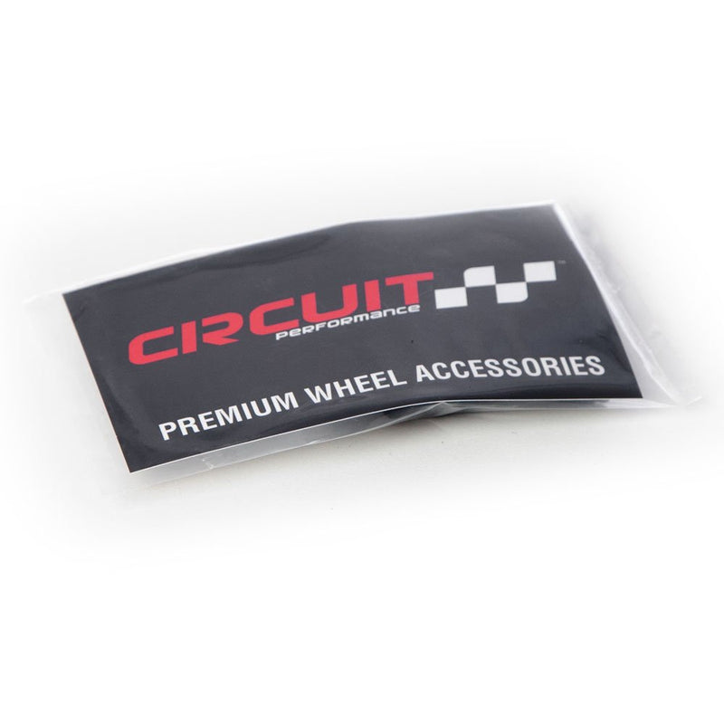  [AUSTRALIA] - Circuit Performance VC5 Series Black Aluminum Valve Stem Caps (8 Pieces)