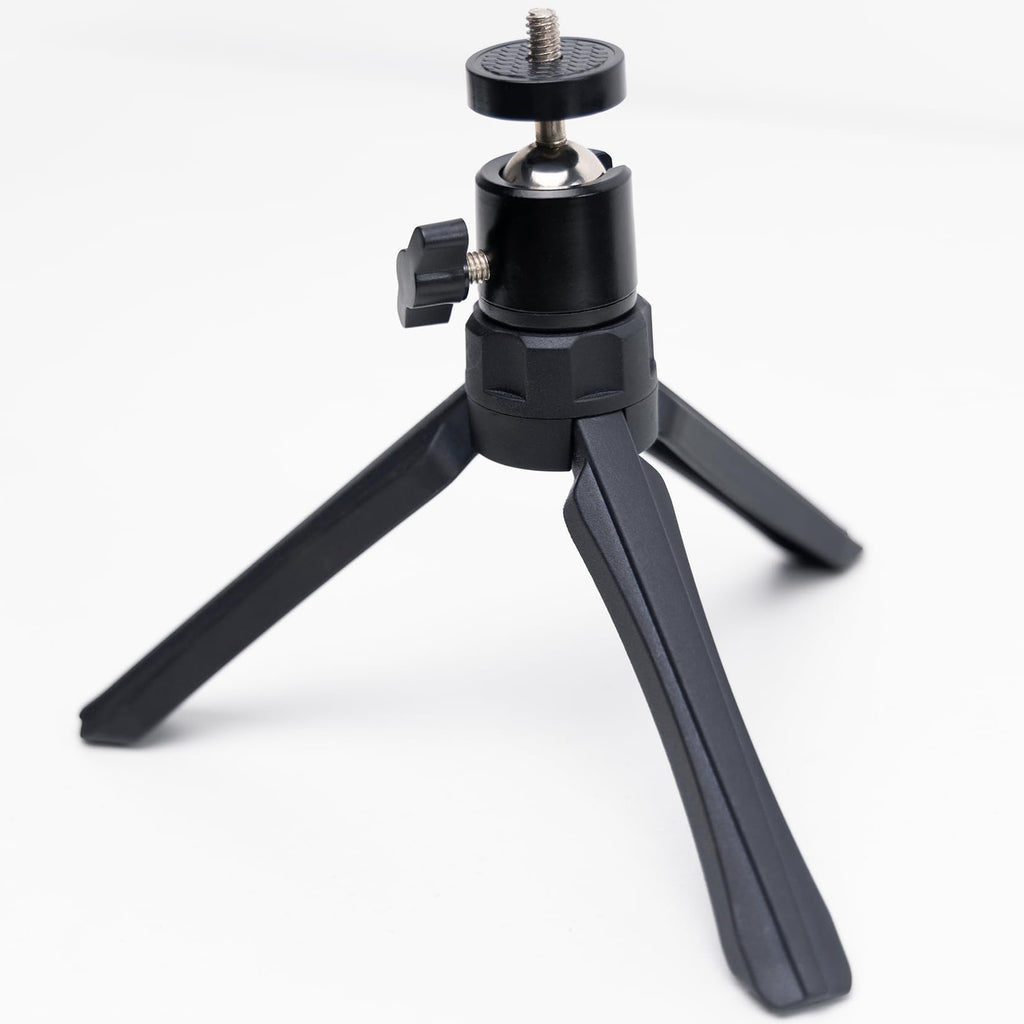  [AUSTRALIA] - Mini Tripod, Desktop Stand,Portable Tripod,Compact Tripod with 1/4" Screw, with 360° Tripod Ball Head, Suitable Cameras,Webcams,Ring Light