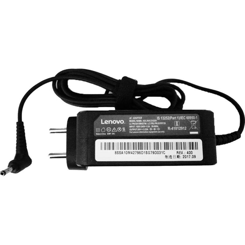  [AUSTRALIA] - Lenovo 65W Computer Charger - Round Tip AC Wall Adapter (GX20L29355),black