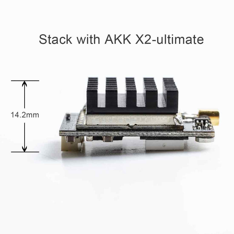 AKK 10pcs Black Aluminum Heatsink Kit for AKK X2-Ultimate/ FX2-ultimate/ X2/ X2P/ X2M/ FX2 - LeoForward Australia