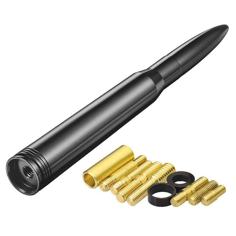  [AUSTRALIA] - Bullet Car Antenna,Stubby Vehicle Antenna Mast Bullet Style Car Antenna Replacement for Ford F Series F150 Raptor F250 F350 F450 Super Duty Ranger Dodge RAM 1500 2500 3500 Pickup Truck SUV