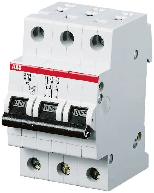  [AUSTRALIA] - Best Price Square Circuit Breaker, Thermal MAG, 3 Pole S203-B40 by ABB