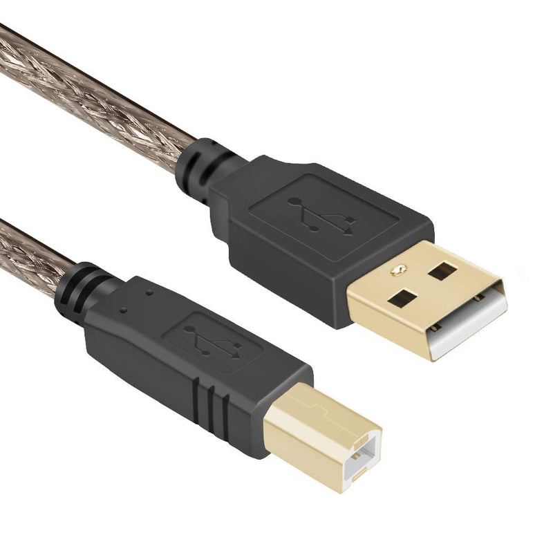  [AUSTRALIA] - Printer Cable, NeeKeons USB 2.0 Type A Male to B Male Printer Scanner Cable for External Hard Drives Printers (10 Meters) 10 Meters