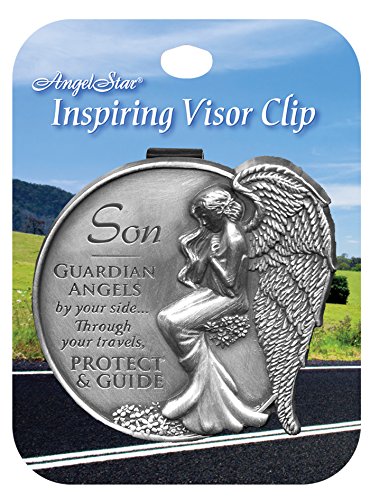  [AUSTRALIA] - AngelStar 15683 Son Guardian Angel Visor Clip Accent, 2-1/2-Inch