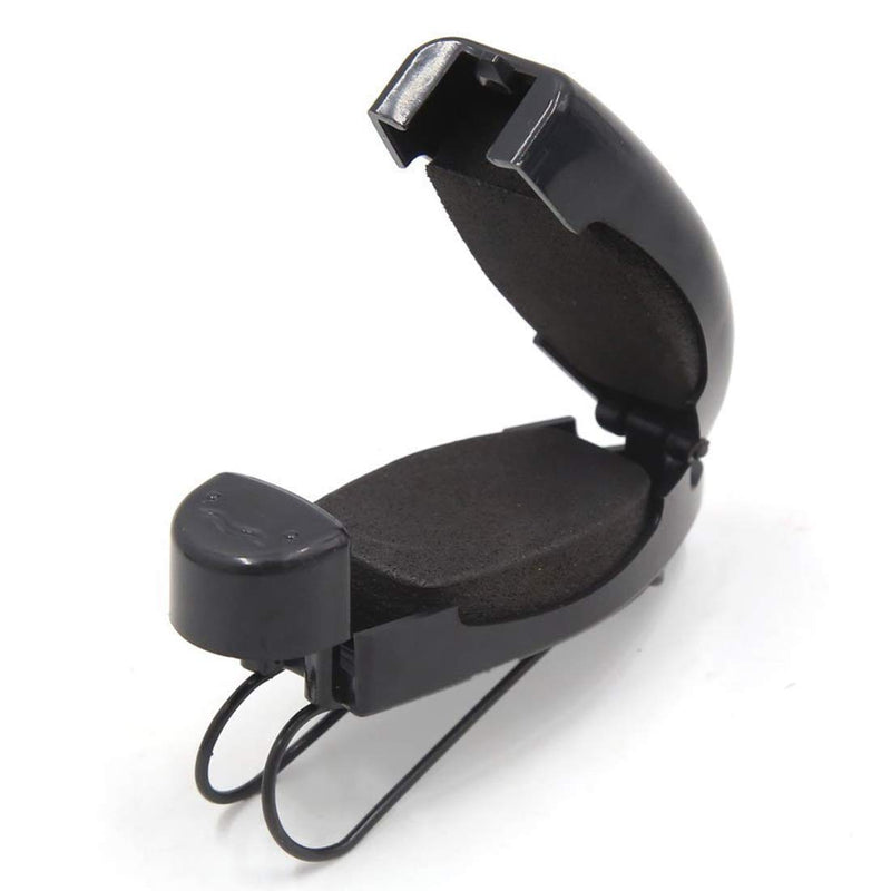  [AUSTRALIA] - AUTUT 4 Pcs Black Car Sun Visor Sunglasses Ticket Clip Holder Eyeglasses Ticket Clip Holder