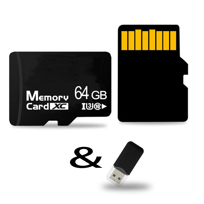  [AUSTRALIA] - 64GB Micro SD Card C10 Full-HD & 4K Video Up to 158MB/sRead Memory Card High for Camera Clock CD CARD