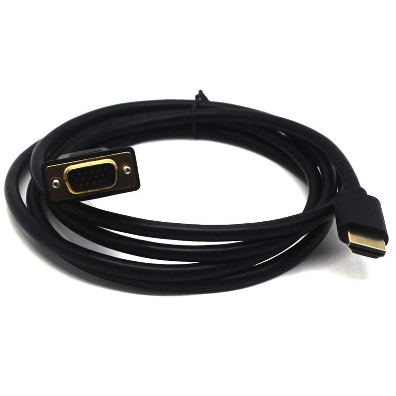  [AUSTRALIA] - LOKEKE HDMI to VGA Cable with IC,Gold-Plated 1080P HDMI Male to VGA Male 4K Surported,No Sound Transfer 6.6 Ft