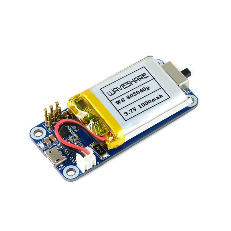  [AUSTRALIA] - UPS HAT (C) for Raspberry Pi Zero Boards, Provides 5V Uninterruptible Stable Power, with Pogo Pin Connector