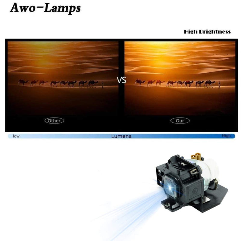  [AUSTRALIA] - AWO Premium Replacement Lamp NP14LP / LV-LP32 with Housing for NEC NP305,NP310,NP405,NP410,NP510,NP510G for Canon LV-7280,LV-7285,LV-7380