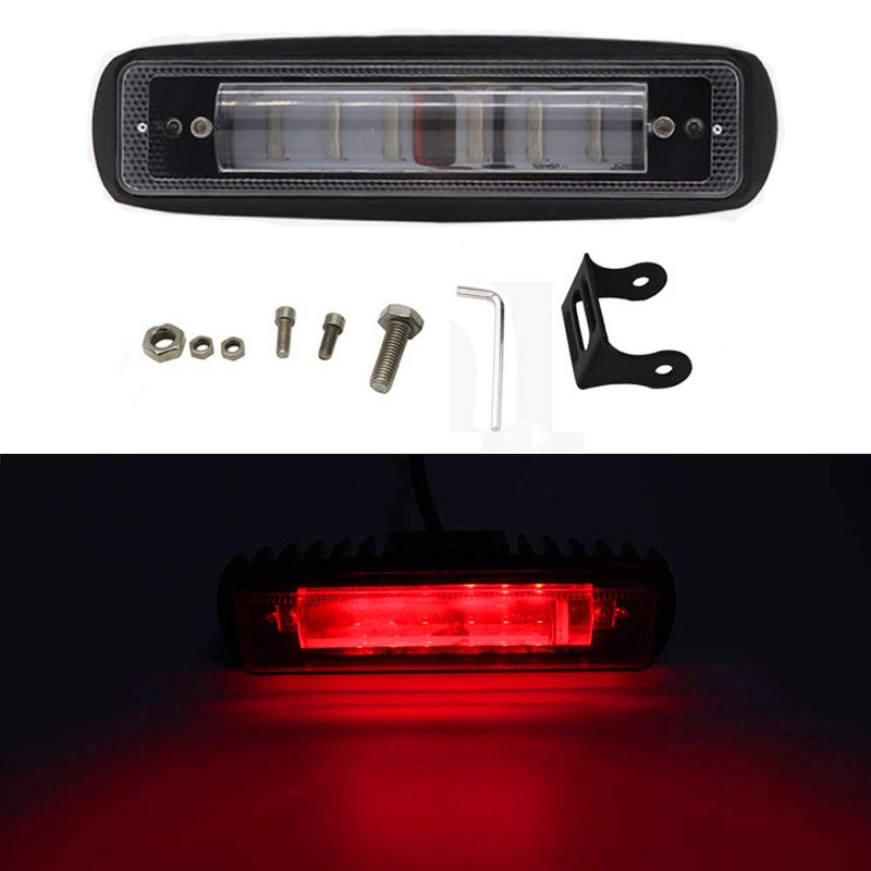  [AUSTRALIA] - 30W LED Forklift Light Warehouse Warning Light Truck Safety Light DC 12-80V (Red) 30W Red