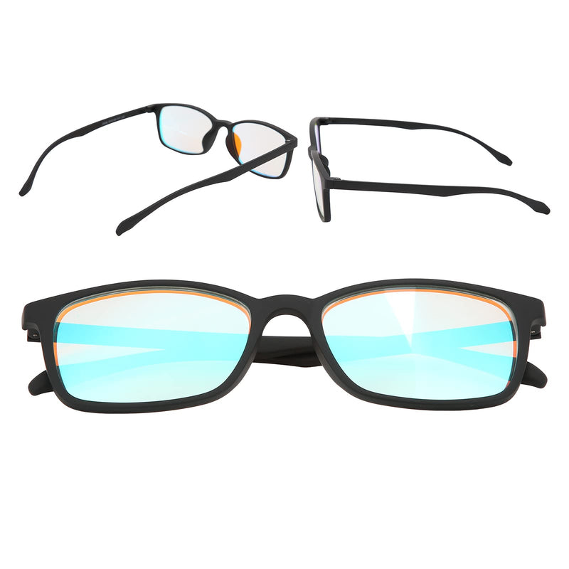  [AUSTRALIA] - Color Blind Glasses, Full Frame Color Blindness Correction Glasses, Unisex Colorblind Glasses for Red Green Colorblindness, Color Vision Disorder, Color Weakness, Outdoor Indoor Use