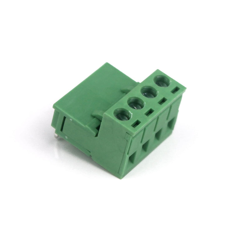  [AUSTRALIA] - 30 Pairs 5.08mm 2 Pin/4 Pin PCB Mount Screw Terminal Connector 250V 10A Terminal Block for Arduino (2 Pin-15 Pairs, 4 Pin-15 Pairs/Green)