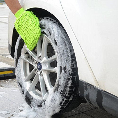  [AUSTRALIA] - Car Wash Mitts, Chenille Microfiber Wash Sponge