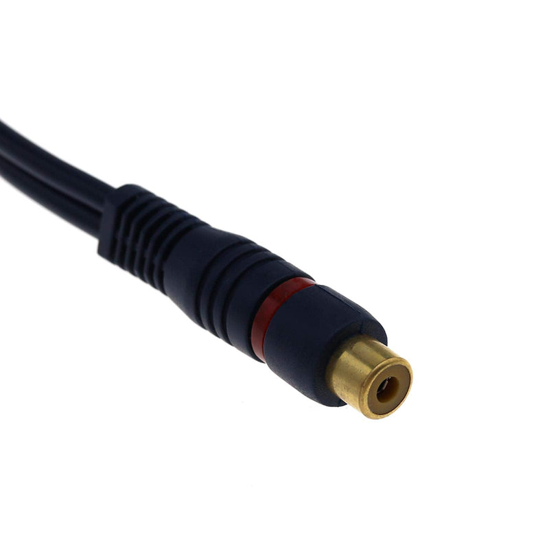  [AUSTRALIA] - SING F LTD 4X RCA 1 Female to 2 Male RCA Y Adapter Connector