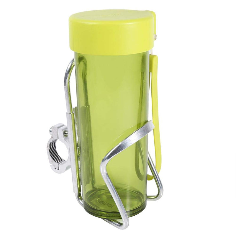  [AUSTRALIA] - Motorcycle Drink Cup Holder Motorbike Water Beverage Support Handlebar Bottle Adapter (Silver Color) Silver Color