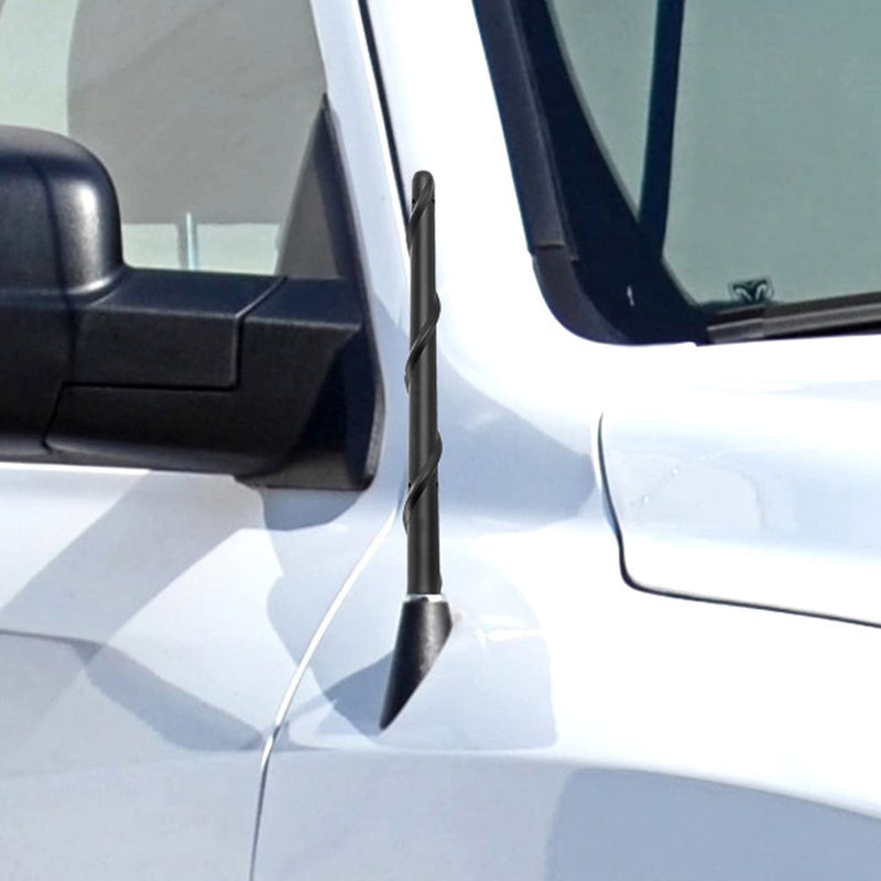  [AUSTRALIA] - KSaAuto Antenna for Dodge Ram 1500 2500 3500 2009-2023, Dodge Ram 1500 Antenna Replacement, 7 Inch Stubby Spiral Rubber Pickup Car Truck Dodge Ram 1500 Accessories Upgrade for AM FM Radio Reception D odge Ram 1500 2500 3500