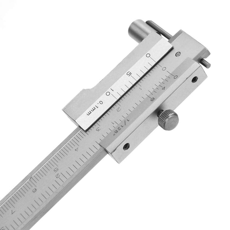  [AUSTRALIA] - Vernier Caliper 0-200 mm Stainless Steel Pocket Vernier Caliper with Locking Screw Parallel Marking Gauge Vernier Caliper Measuring Tool (0-200 mm)