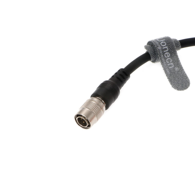  [AUSTRALIA] - Uonecn Power Cable for Sound Devices 633/644/688 For Zoom F8 Right Angle DC to 4 pin hirose male