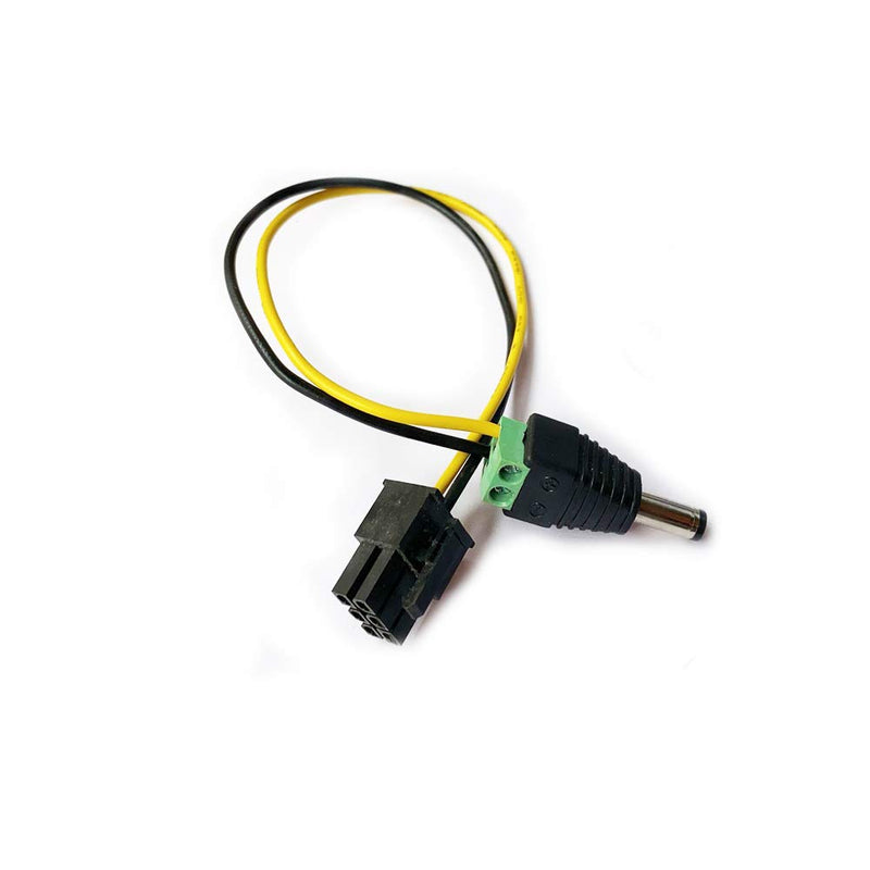  [AUSTRALIA] - 5 Pack 12V DC Input ATX Power Supply Connector Cable Male 5.5mm x 2.5mm to 6pin Cable for pico PSU