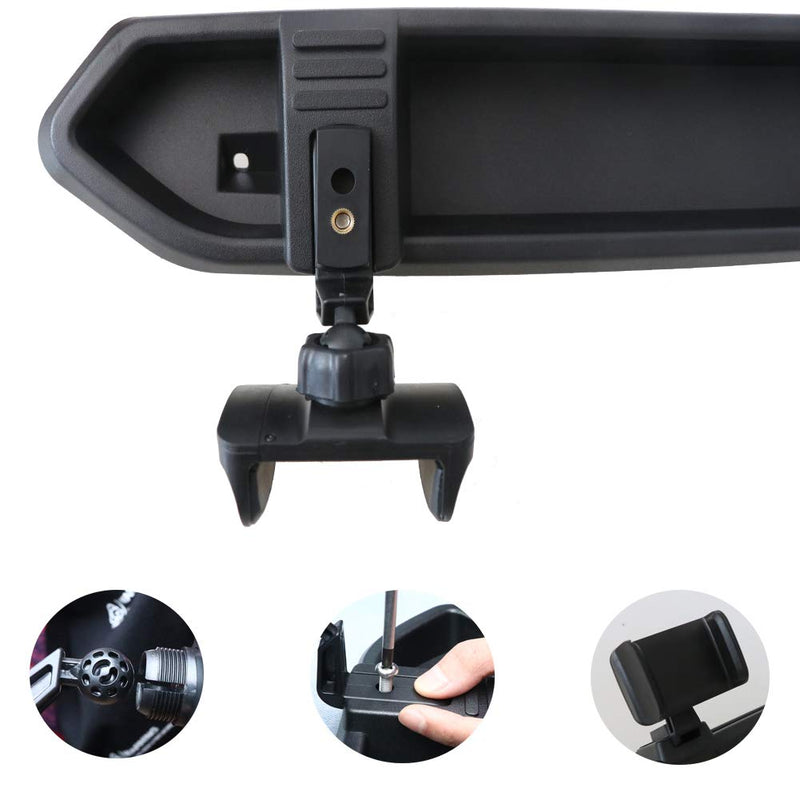  [AUSTRALIA] - BESTAOO Dash Tray Multi Mount Phone Holder Storage Box Tray System Kit for 2018-2020 Jeep Wrangler JL,Organizer Box Interior Accessories