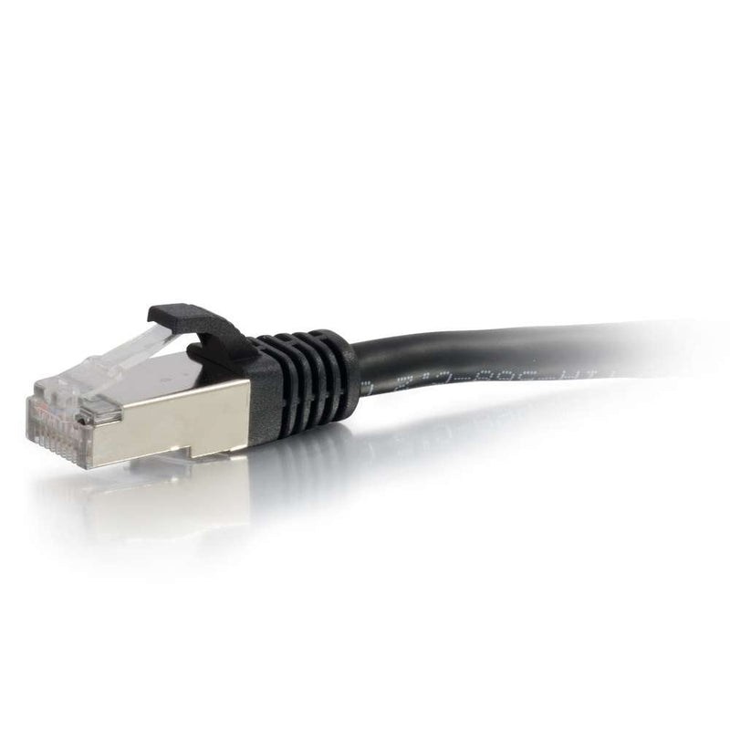  [AUSTRALIA] - C2G 00820 Cat6 Cable - Snagless Shielded Ethernet Network Patch Cable, Black (15 Feet, 4.57 Meters)