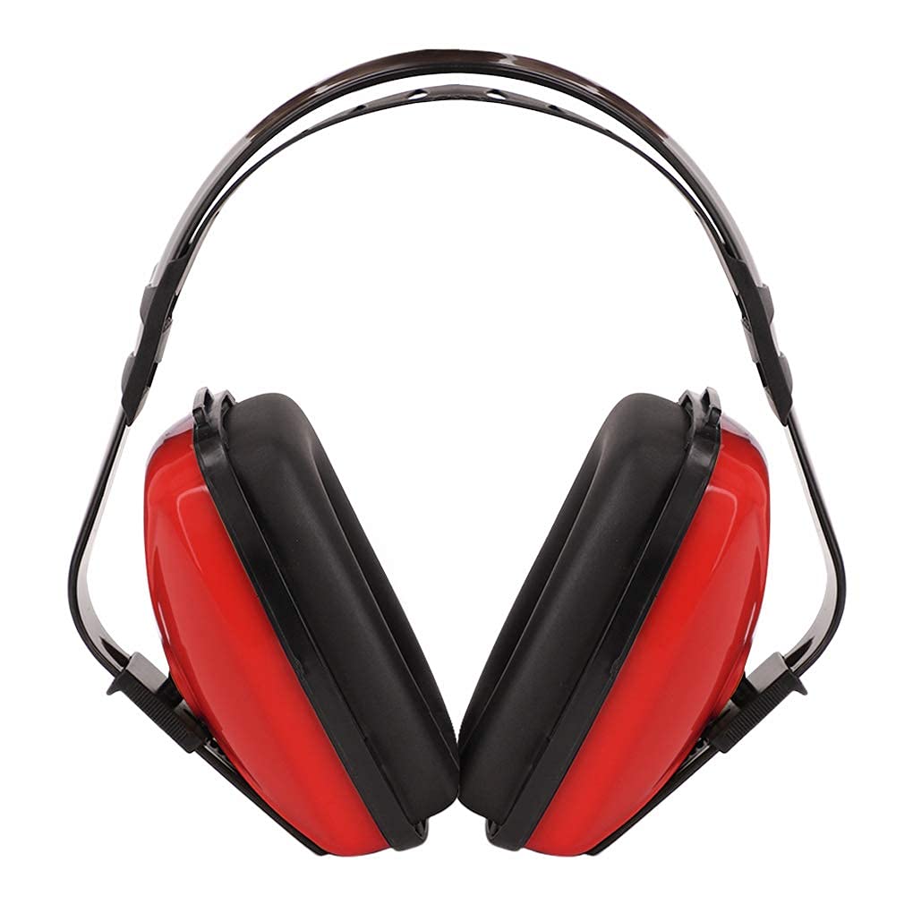  [AUSTRALIA] - 35dB Noise Reduction Soundproof Earmuffs for Sleeping Shooting Studying Targeting Hearing Protection Earmuffs Fits Adult Kid Red