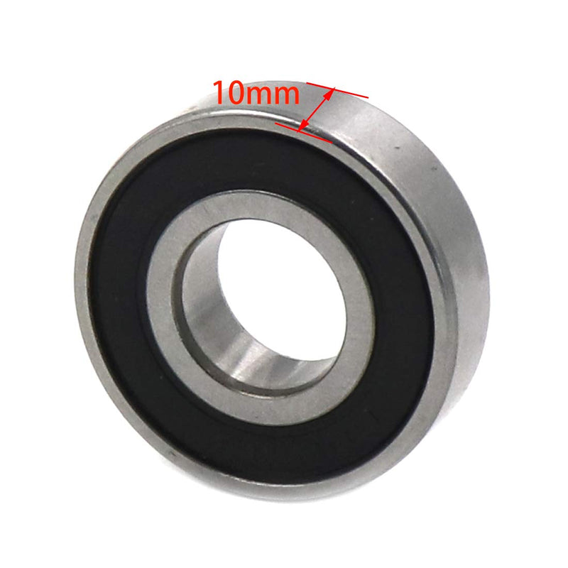  [AUSTRALIA] - Sydien 6Pcs 17x35x10 mm 6003RS Rubber Sealed Ball Bearing Miniature Deep Groove Bearings for Skateboards, Inline Skates, Scooters, Roller Blade Skates & Long Boards 17x35x10mm