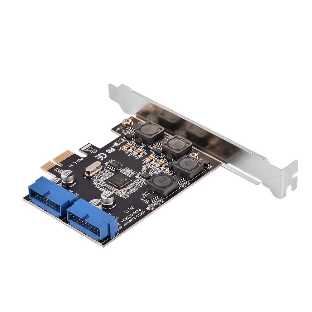  [AUSTRALIA] - Tosuny PCIE to USB 3.0 2Port Express Card, Low Profile PCIExpress to Internal 2 Port 19Pin Header USB 3.0 Card Adapter