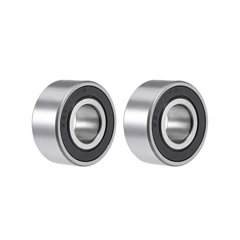  [AUSTRALIA] - uxcell 3203-2RS Angular Contact Ball Bearing 17x40x17.5mm Sealed Bearings 5203-2RS 2pcs