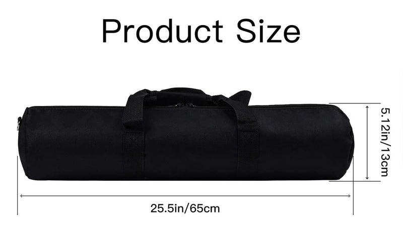  [AUSTRALIA] - Photography Carrying Bag for 12" Ring Light,Tripod Carrying Padded Case Bag,25.5x5.12 in/65x13cm Shoulder Strap Padded Carrying Bag