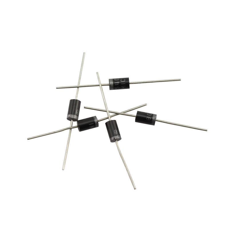 Tegg 100pcs Diode Assorted Kit 8 Values DIY Electronic Components Diode Assortment Standard Recovery Power Rectifier 1N4148 1N4007 1N5819 1N5399 FR107 FR207 1N5408 1N5822 - LeoForward Australia