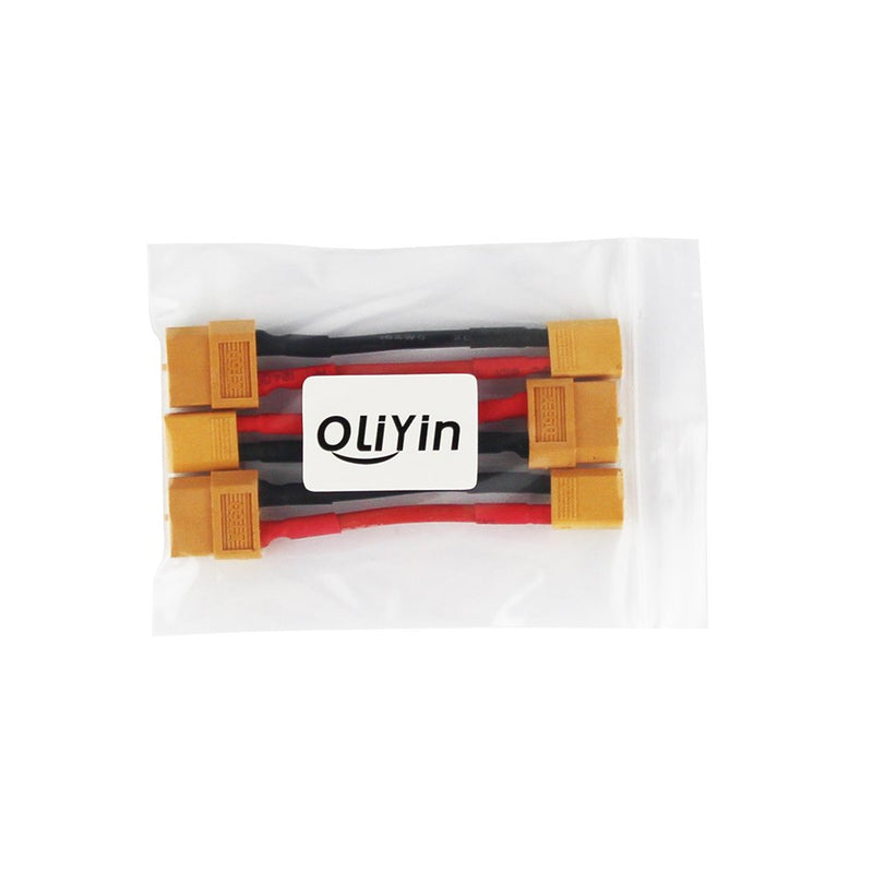 OliYin 3pcs Male XT-30 to Female XT-60 Connector Adapter XT30 XT60 FPV 16awg 1.96inch Cable(Pack of 3) - LeoForward Australia