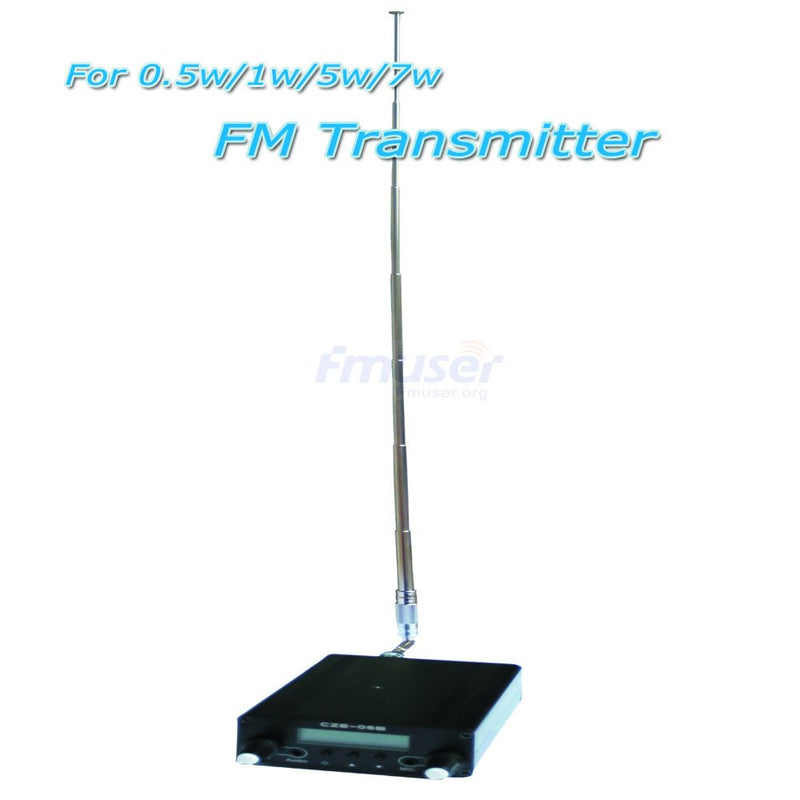 FMUSER FT-02A Telescopic Antenna for FM Transmitter FM Radio TNC Connector 87-108MHz Continue Adjustable - LeoForward Australia