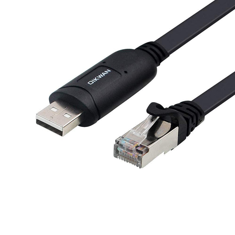 USB Console Cable, USB to RJ45 Console Cable Essential Accesory Compatible with Cisco, NETGEAR, Ubiquity, LINKSYS, TP-Link Routers/Switches for Laptops in Windows, Mac, Linux - FTDI Chip - LeoForward Australia