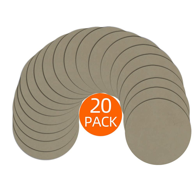  [AUSTRALIA] - YTkavq 20pcs 3 inch Sanding Disc Hook and Loop, 5000 Grit Wet Dry Silicon Carbide Sandpaper 5000#