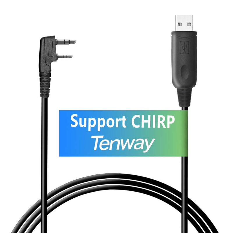  [AUSTRALIA] - Tenway Baofeng USB Programming Cable Win 7/10, 64Bit for Baofeng Radio UV-5R, BF-888S, H-777 with Driver CD