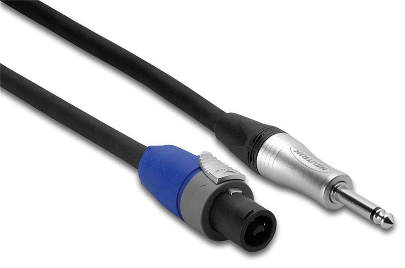 Hosa SKT-203Q Edge Speaker Cable, Neutrik speakON to 1/4 in TS, 3 ft - LeoForward Australia