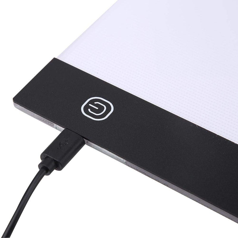  [AUSTRALIA] - FTVOGUE LED Tracing Light Box Board, Adjustable Brightness A5 USB Art Drawing Sketching Copy Pad for Tattoo Drawing, Streaming, Sketching