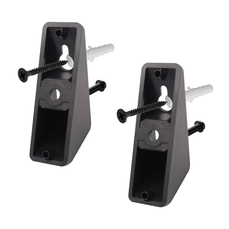  [AUSTRALIA] - 1 Pair of Black Wall Mount Soundbar Brackets Part A1997784A A-1997-784-A with Screw Accessories for Sony HT-CT770 HTCT770 SA-CT770 HT-CT370 HTCT370 SACT370 SA-CT370 Sound Bar Speaker Mounting Bracket