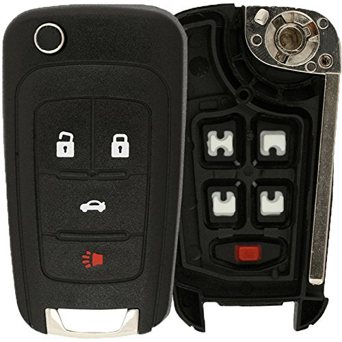  [AUSTRALIA] - KeylessOption Just the Case Keyless Entry Remote Control Car Key Fob Shell Replacement For OHT01060512