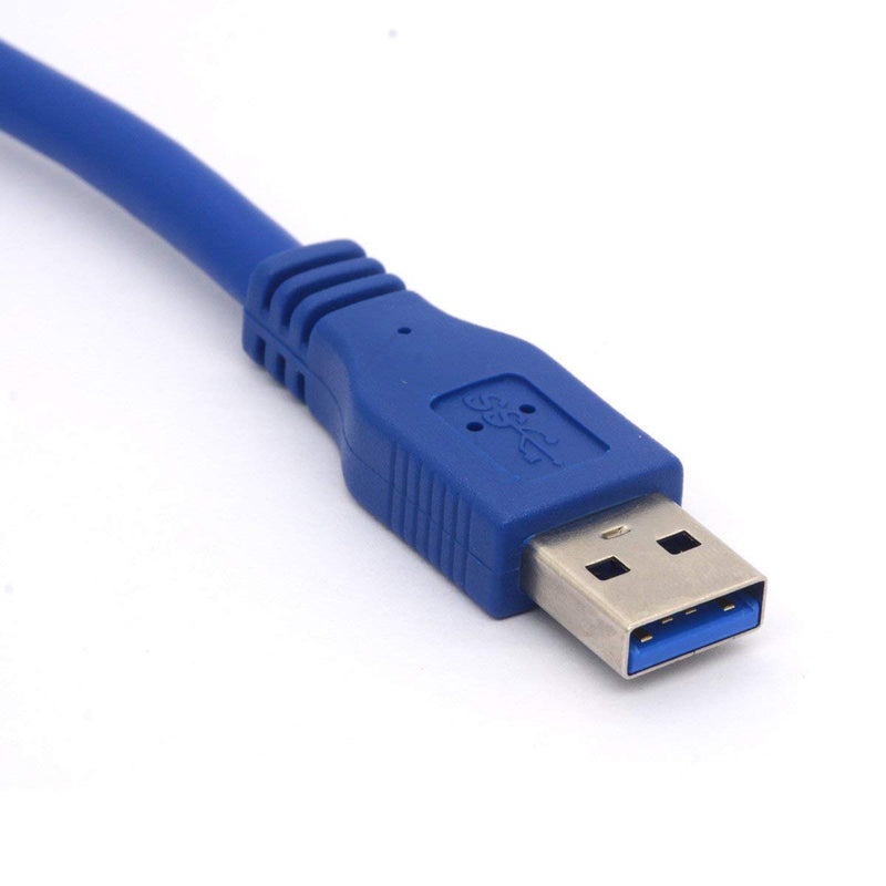  [AUSTRALIA] - USB 3.0 Extension Cable USB 3.0 Male to Female Adapter Cord with Screw Panel Mount for Industrial Computer PC 30CM