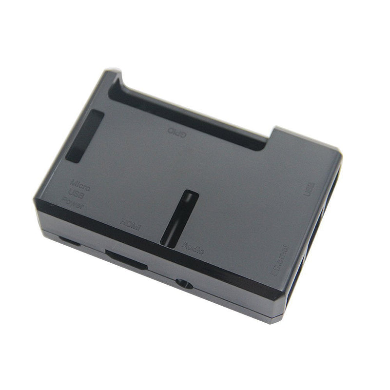  [AUSTRALIA] - Commes Raspberry Pi 3 Model B+ Plastic Case (Black) Black