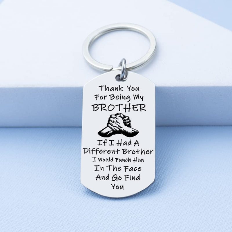  [AUSTRALIA] - aisity Brother Gifts from Sister Brother for Men Gift for Brother There Is No Better Friend Than A Brother Christmas Birthday Gifts,Silver