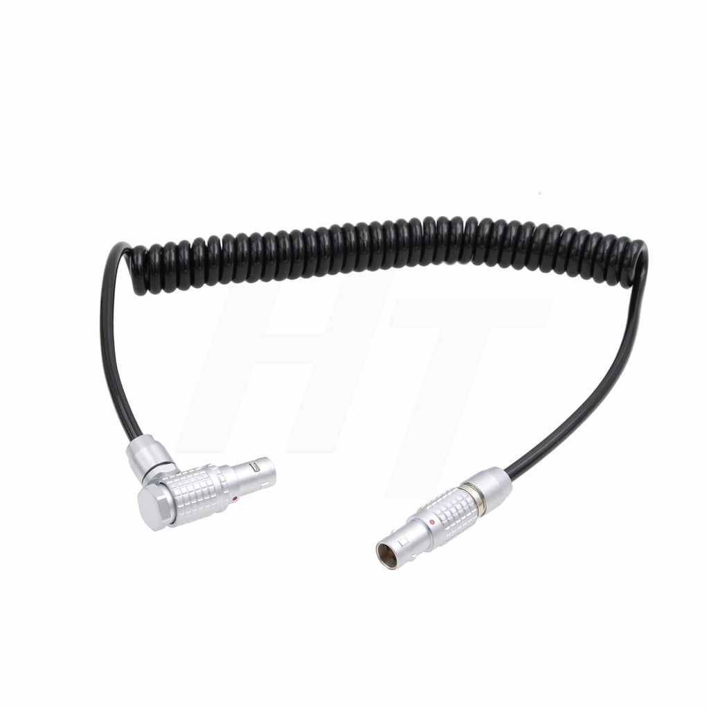  [AUSTRALIA] - HangTon Timecode Sync Jam Cable for RED ARRI Alexa SXT LF Mini Camera Ambient Nano Lockit Sound Devices 688 Audio Recorder 0B 5 Pin to 5-Pin Right Angle