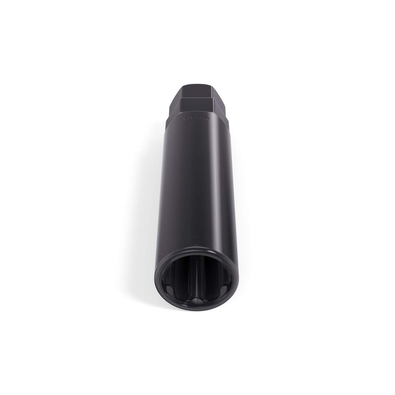 6 Point Spline Drive Tuner Socket Key Tool for Six-Spline Wheel Lock Lug Nuts - 17.6mm Inner Diameter - Compatible with 19mm (3/4) and 21mm (13/16) Replacement Hex Socket - 1pc Black - LeoForward Australia