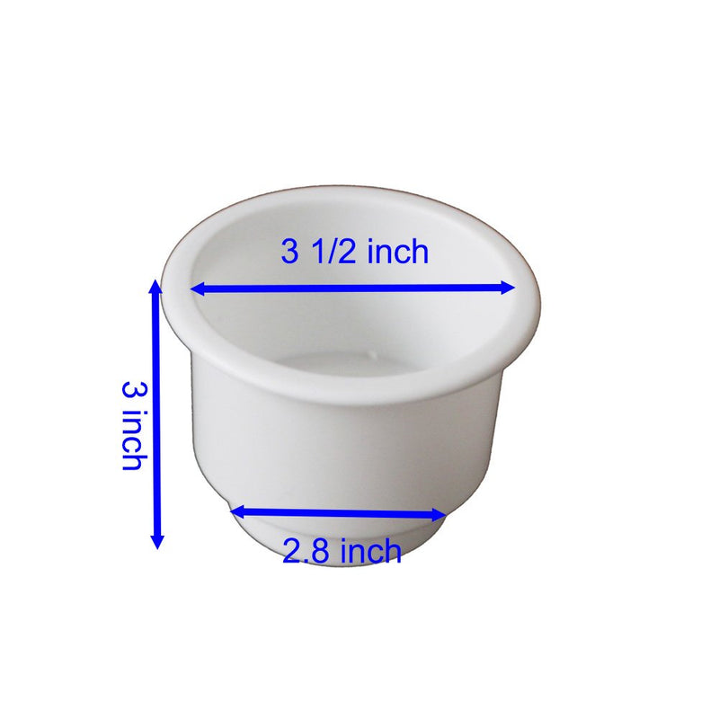  [AUSTRALIA] - X-Haibei 2 Recessed Plastic Cup Drink Can Holder Marine Boat Marine RV Camper Universal (2)