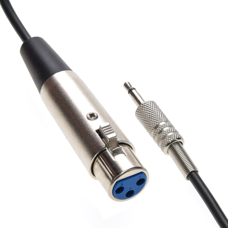  [AUSTRALIA] - InstallerParts 6Ft XLR Female to 3.5mmm Mono Male Cable -Can Be Used with Microphone Cables, Audio Interfaces, PA Applications and More!