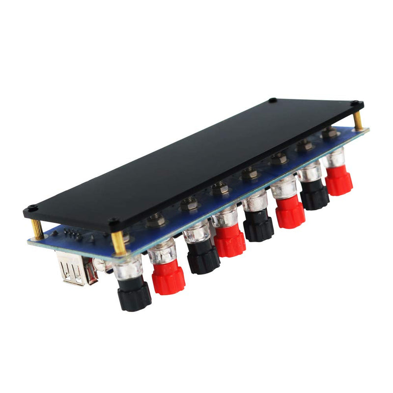  [AUSTRALIA] - Upgrade Version 24 Pins Power Supply Breakout Adapter with USB 5V Port and Insulation Plastic Base (Blue)